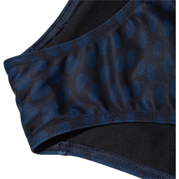 2025 Orca Womens Core One Piece Thin Strap Swimsuit MS53 - Deep Blue Print